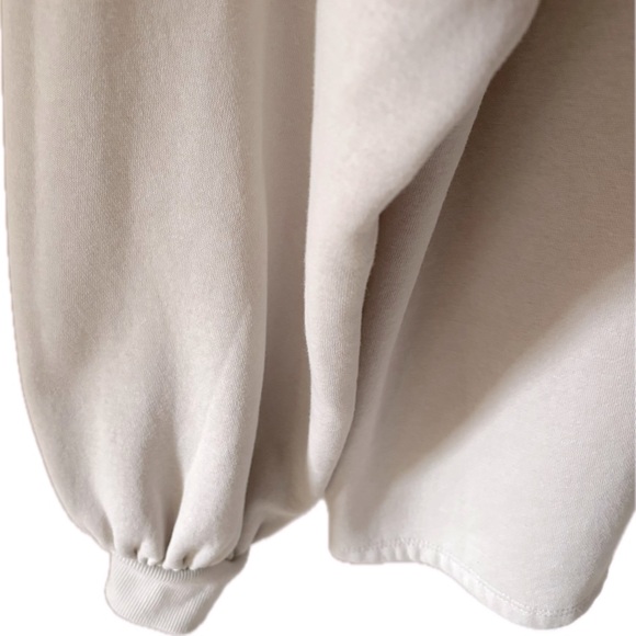 H&M Powder Beige Collared Sweatshirt - Picture 3 of 5